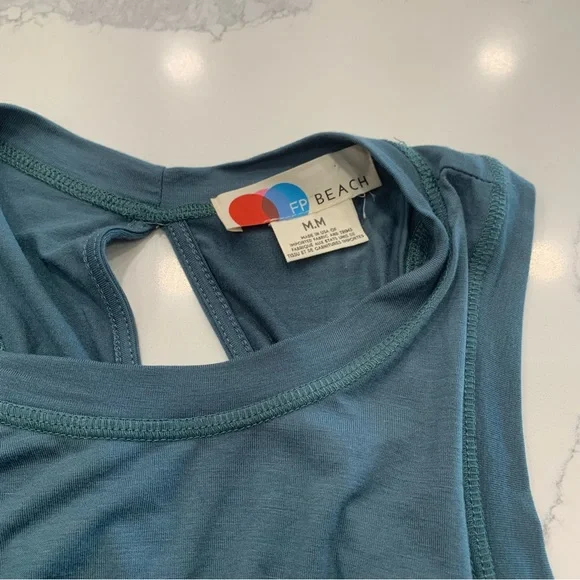 Free people morning side set. Size medium. Teal - Picture 3 of 7